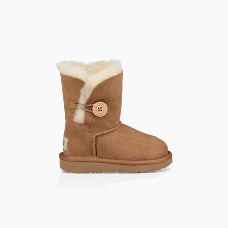 UGG Bailey Button II - Boots Småbarn - Brune (NO-R707)